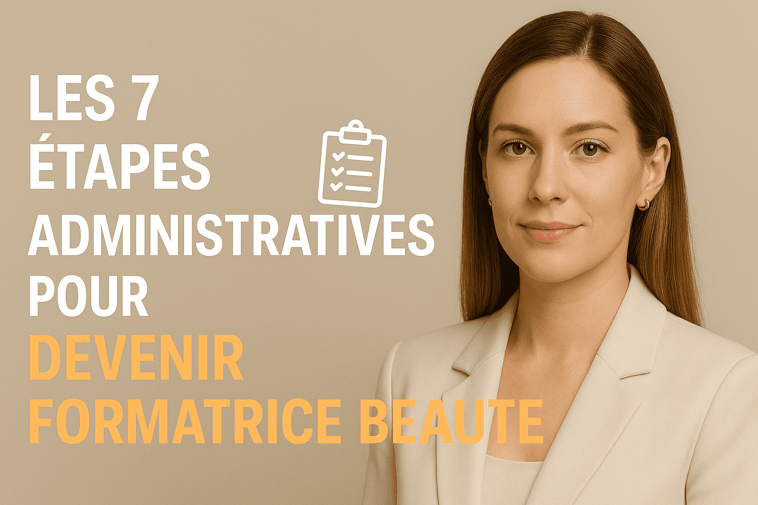 Les 7 étapes administratives pour devenir formatrice beauté 📋✨