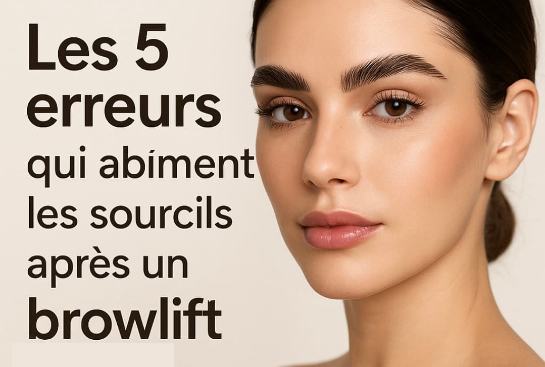 Les 5 erreurs qui abîment les sourcils après un browlift 🌿