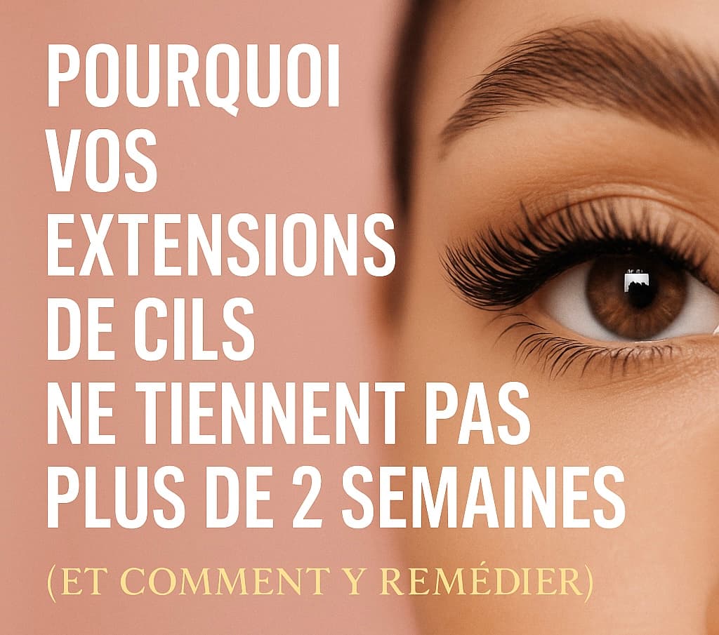 Pourquoi vos extensions de cils ne tiennent pas plus de 2 semaines (et comment y remédier) 💎